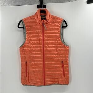 Eddie Bauer Women's Travel EB700 Down Puffer Vest - Orange - Medium